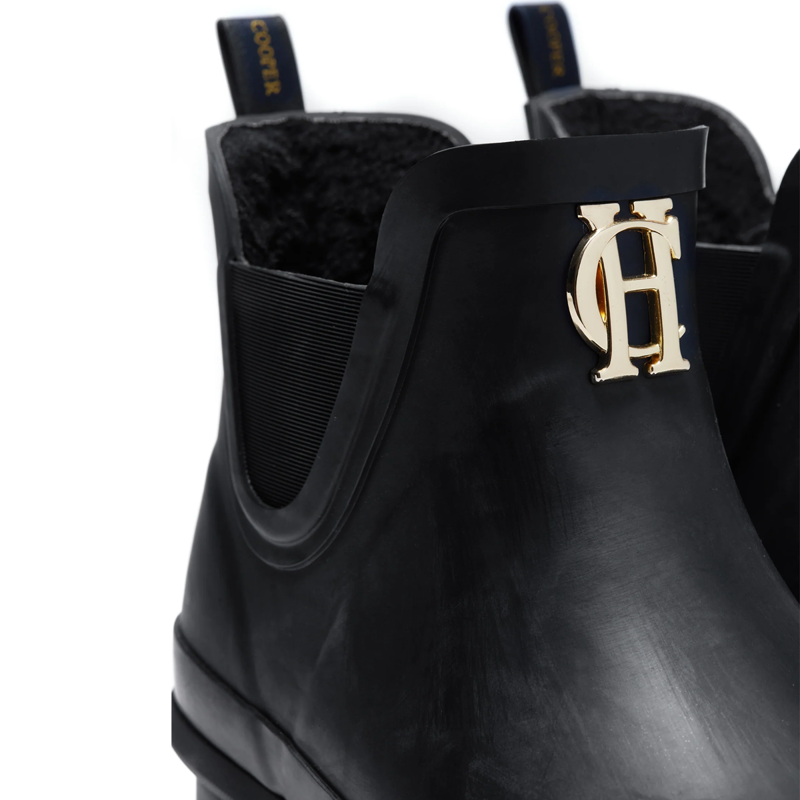 Holland Cooper Rubber Chelsea Boot - Black-4